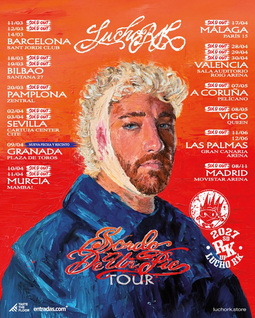 Lucho RK vende todas las entradas de su gira en menos de cinco minutos y anuncia segundas y terceras fechas en varias ciudades 1 post generico SD 1